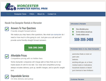 Tablet Screenshot of dumpsterrentalworcesterma.org